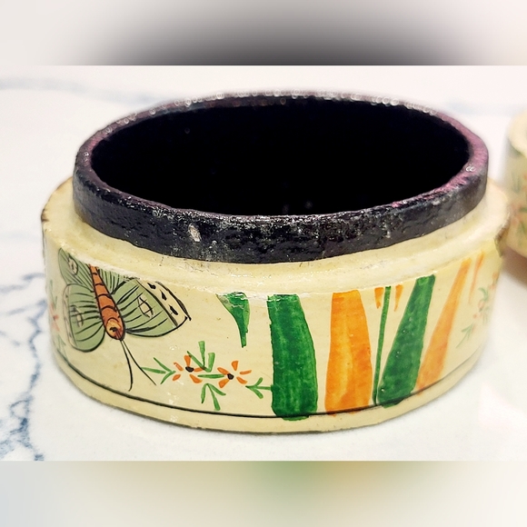 Vintage trinket box. Made in India - Picture 11 of 16